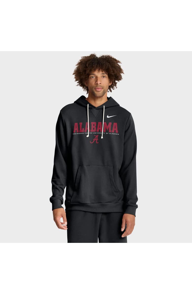 Nike Men's Nike Black Alabama Crimson Tide 2025 Sideline Standard Issue Dri-FIT Hoodie, Main, color, 