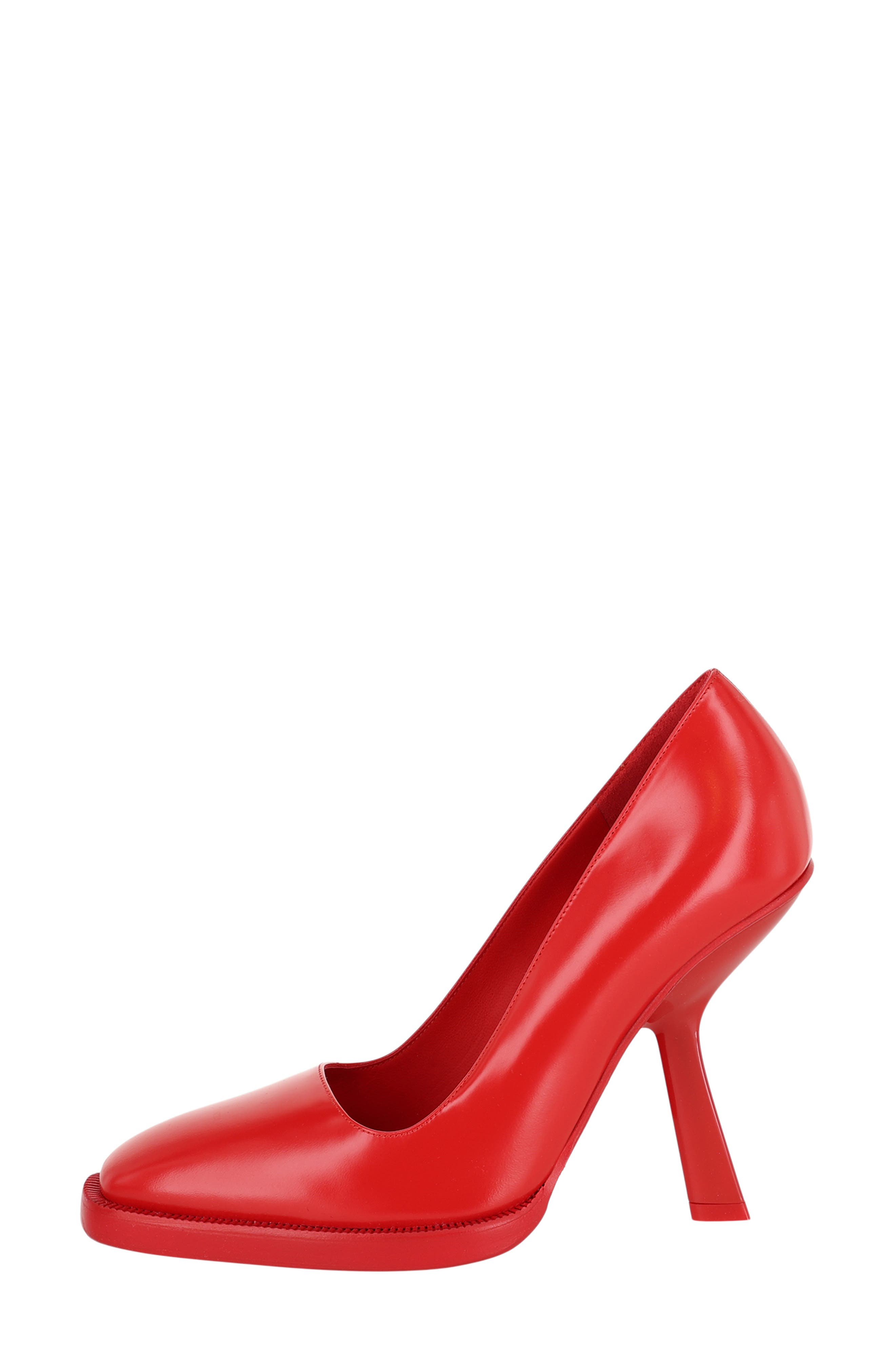 FERRAGAMO Anser X5 Leather Pump, Alternate, color, Red