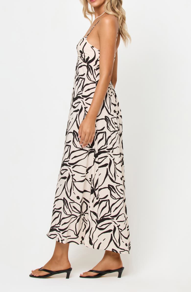 LSPACE Chara Maxi Cover-Up Dress, Alternate, color, Heavy Petal