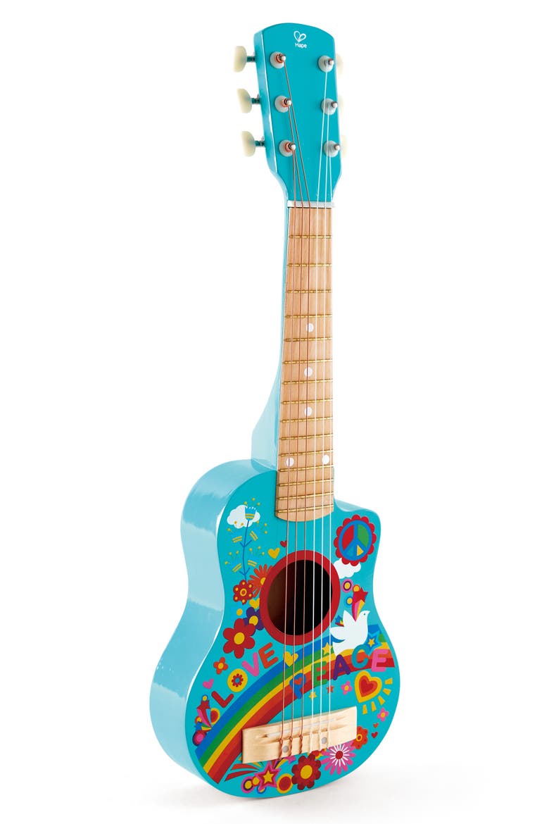 Flower Power Guitar, Main, color, POWDER BLUE