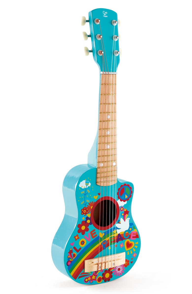 Hape Flower Power Guitar, Main, color, Powder Blue