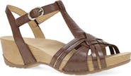 Dansko Tia Ankle Strap Platform Wedge Sandal