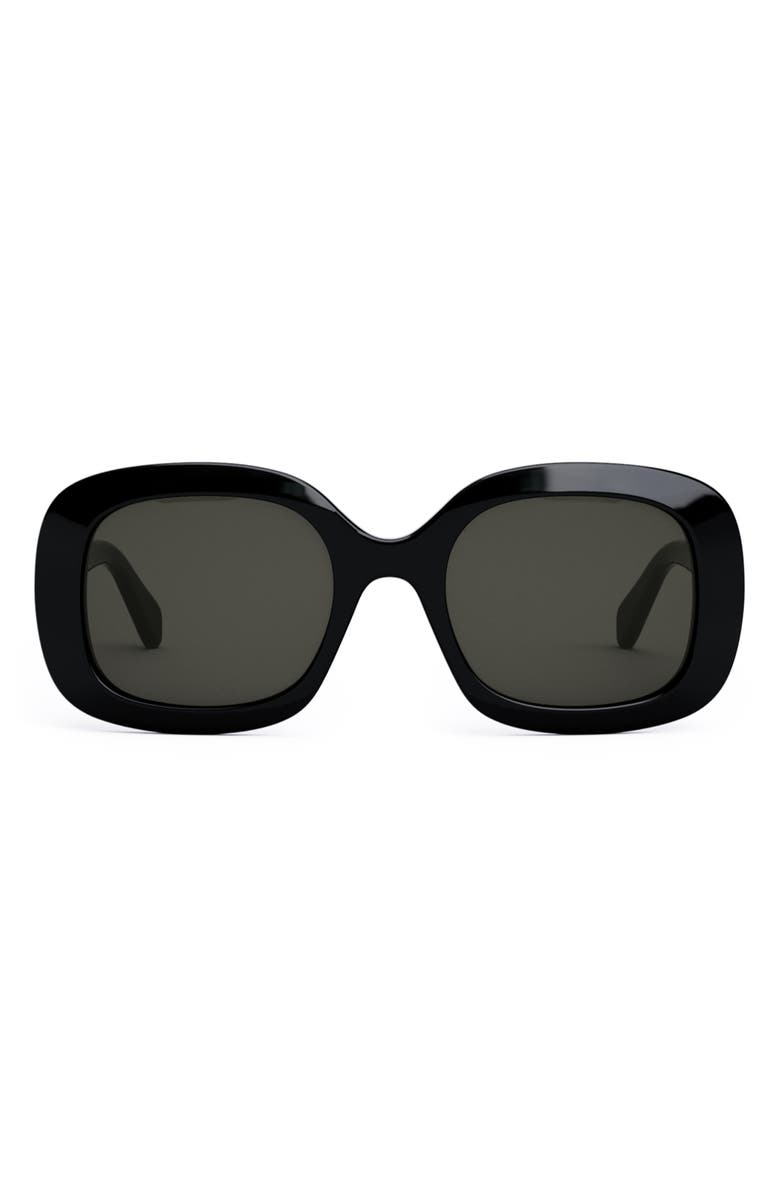 CELINE Triomphe 52mm Square Sunglasses, Main, color,