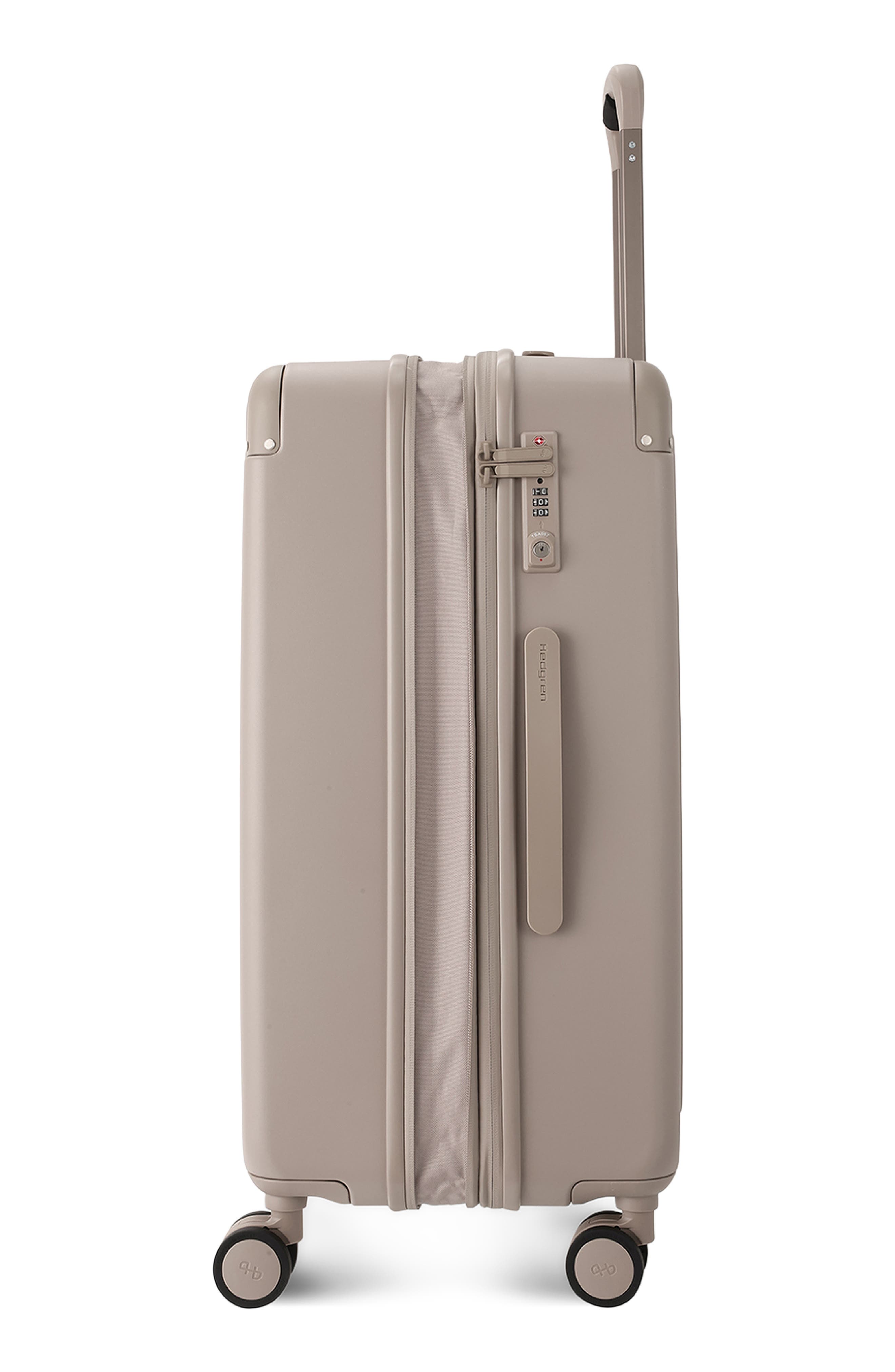 Hedgren Nostos Matte Medium Spinner Suitcase, Alternate, color, Sahara