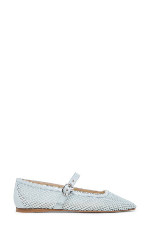 Dolce Vita Rodni Mary Jane Flat In Light Blue Woven Mesh