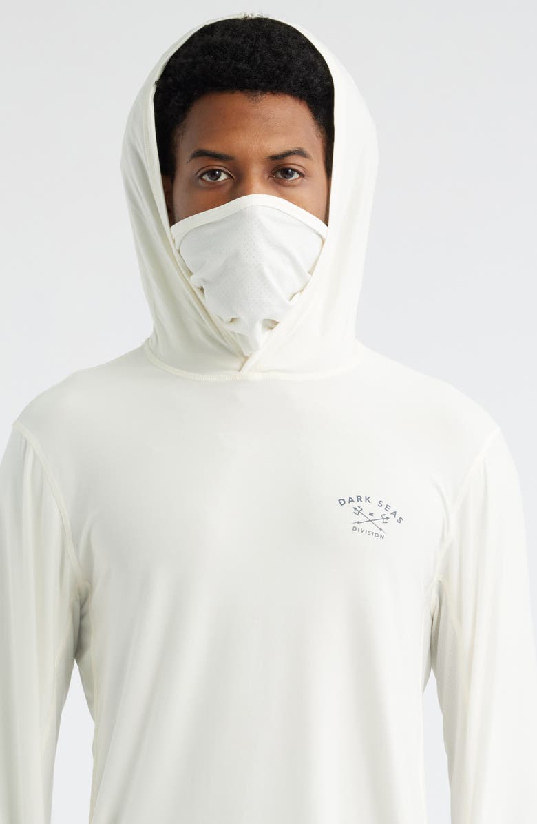 DARK SEAS Bimini Long Sleeve Hooded T-Shirt, Alternate, color, Off White