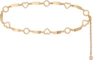 maje Twisted gold chain belt
