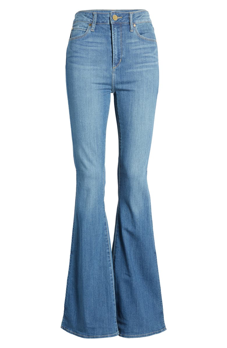 Articles of Society Bridgette Side Slit Flare Jeans, Alternate, color, 