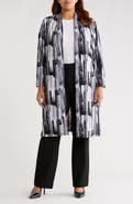 Vikki Vi Brushstroke Print Duster