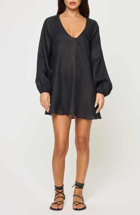 LSPACE Boat Trip Linen Cover-Up Tunic