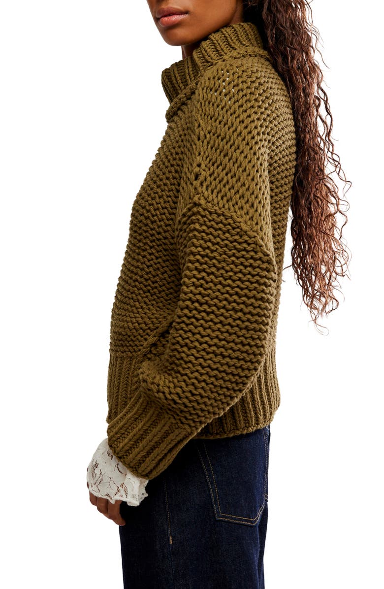 Free People My Only Sunshine Sweater, Alternate, color, Oregano