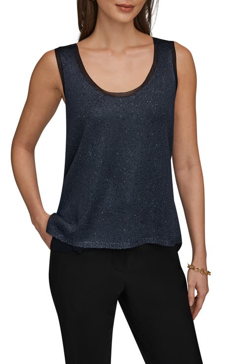 Sequin Shell Top