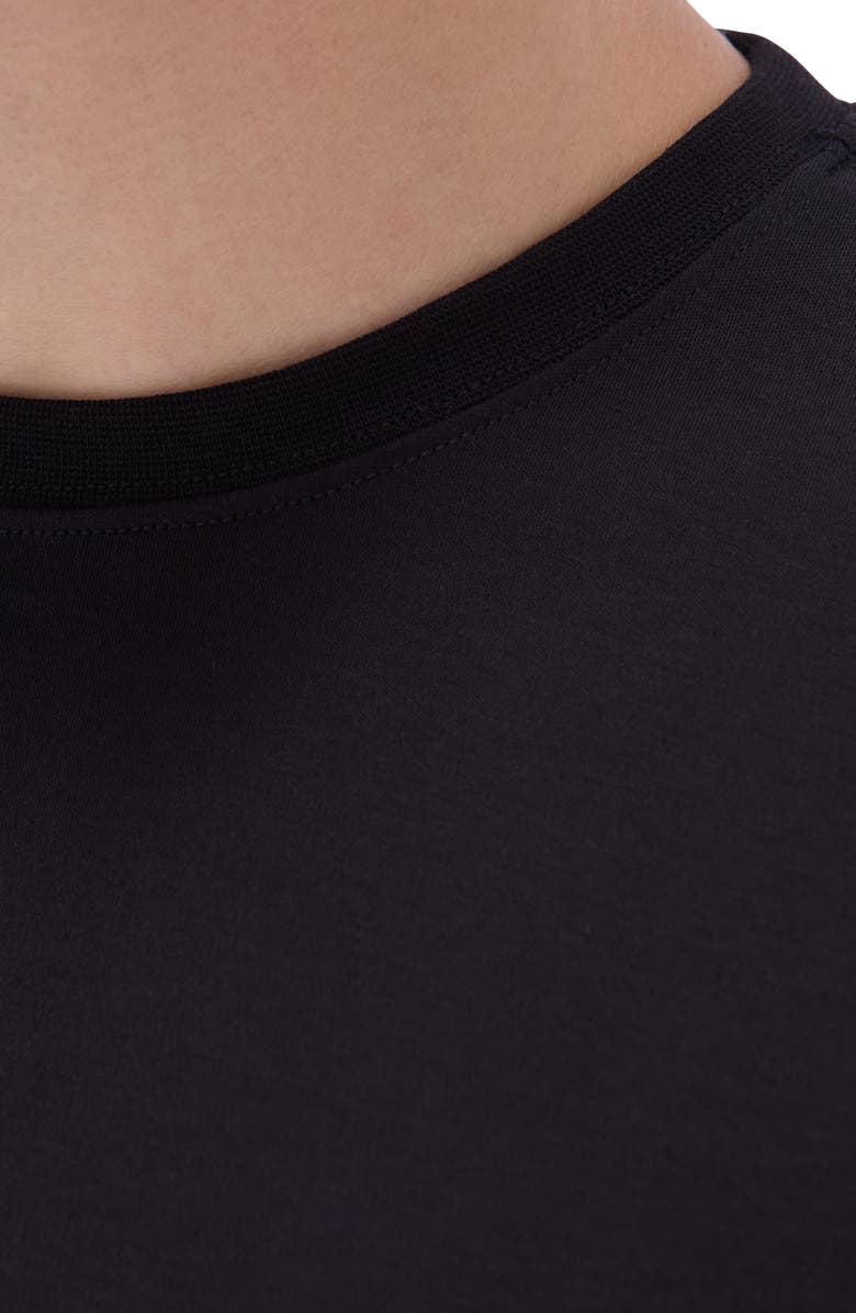 Bugatchi Hank Solid Pima Cotton T-Shirt, Alternate, color, Black