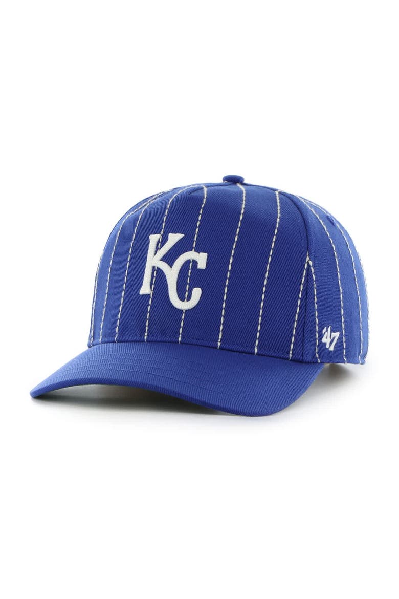 Men's '47 x Rawlings Royal Kansas City Royals Pinstripe Hitch Adjustable Hat, Alternate, color, Royal