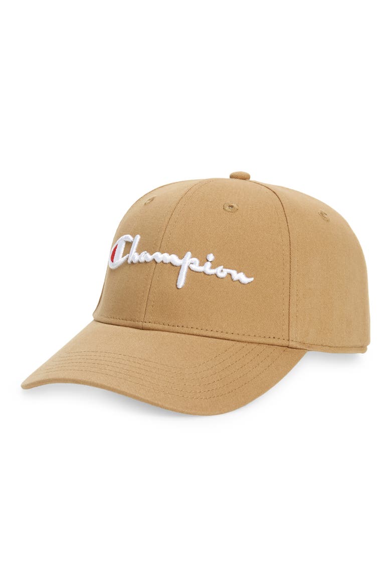 Classic Script Baseball Cap, Main, color, WHOLE WHEAT KHAKI