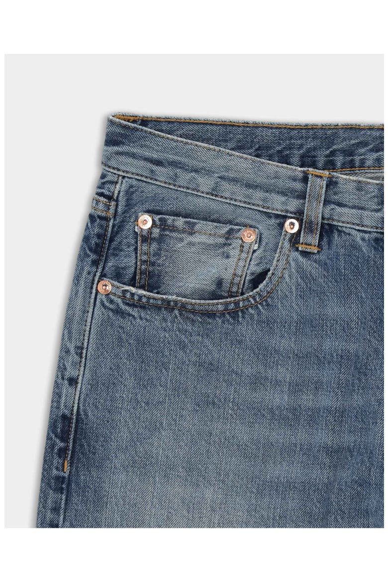 965 John Japan Selvedge 5-Pocket Slim-Fit Denim Pants, Alternate, color, Stone Wash