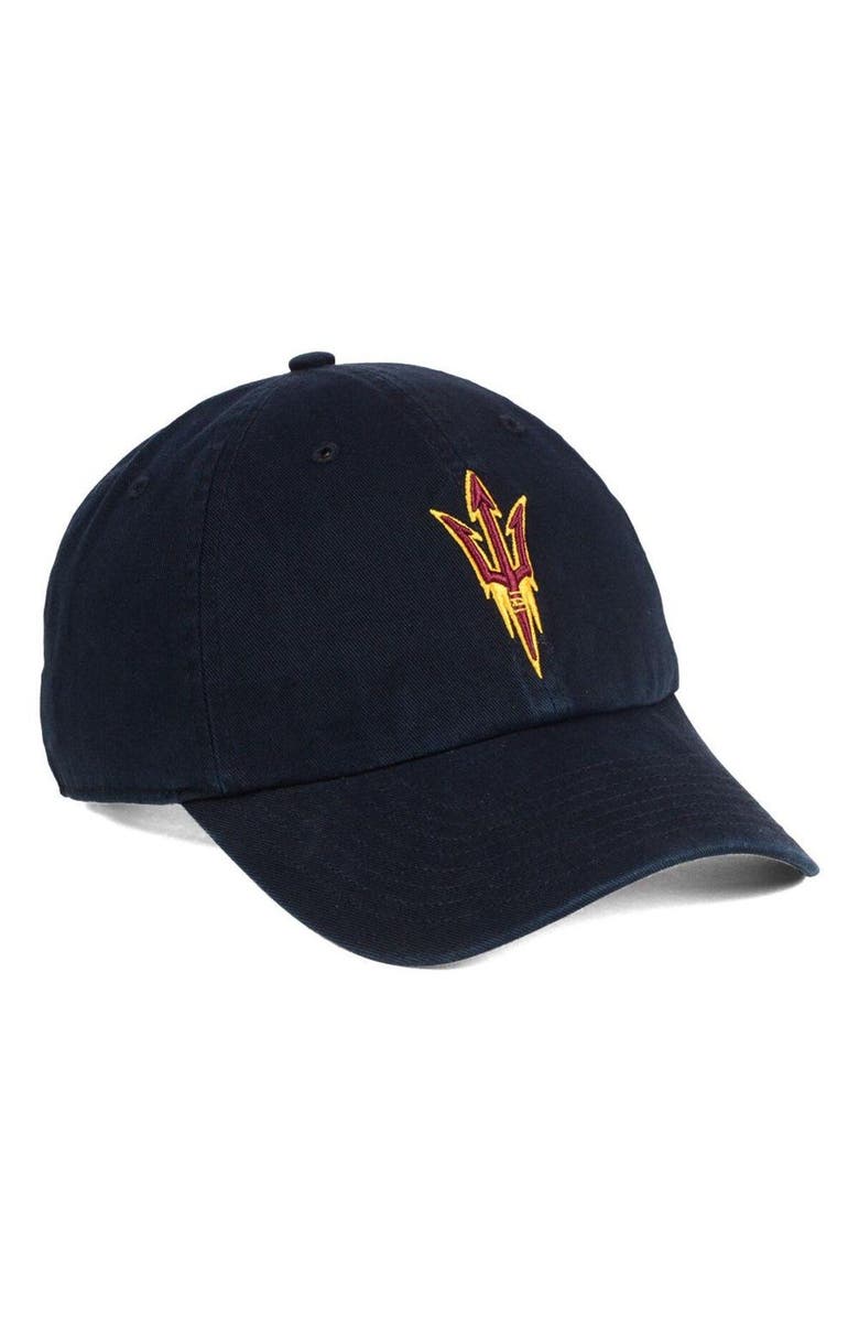 '47 Men's '47 Black Arizona State Sun Devils Clean Up Adjustable Hat, Alternate, color, 