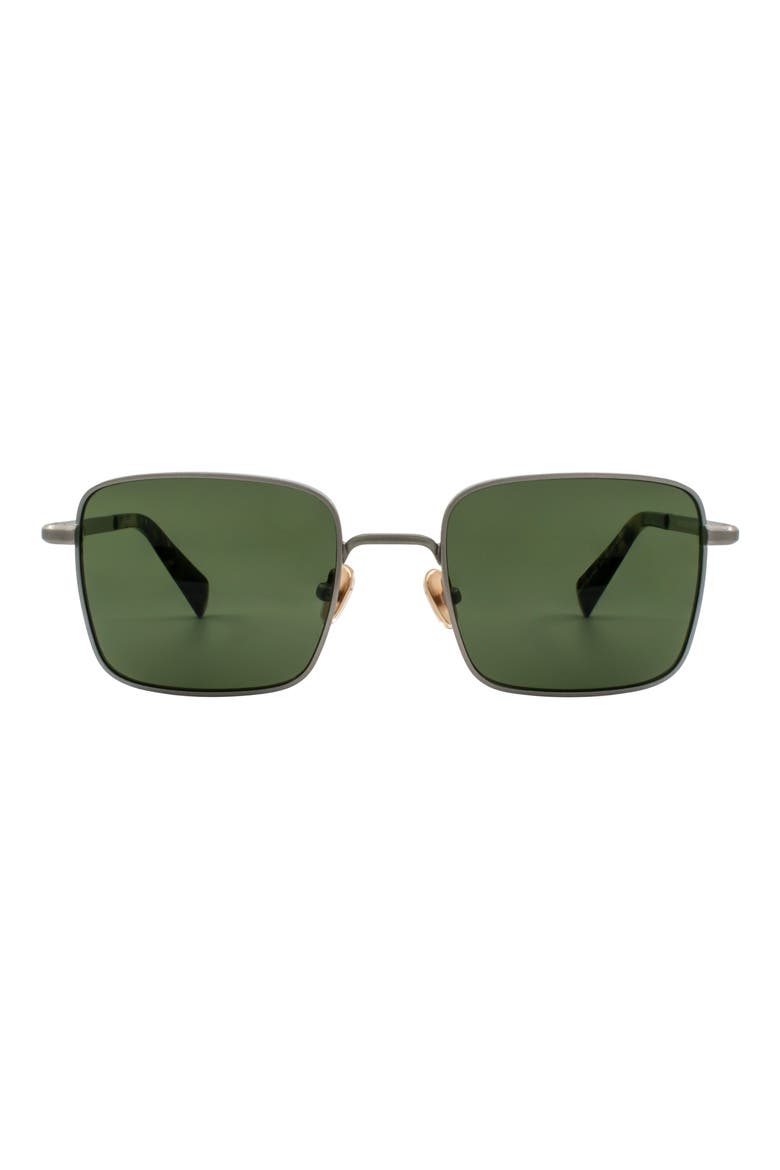 Aron 51mm Square Sunglasses, Main, color, SILVER