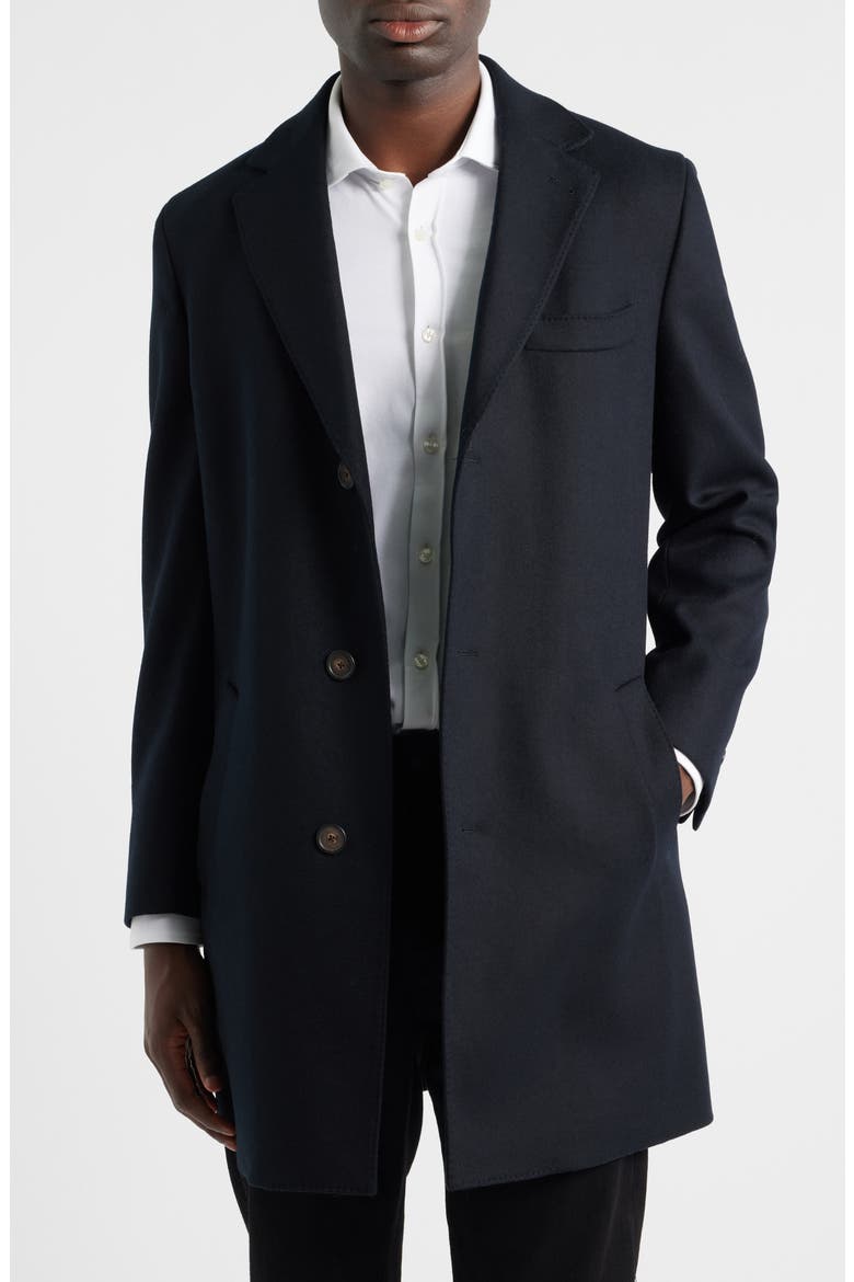 Delroy Wool Topcoat, Alternate, color, BLACK