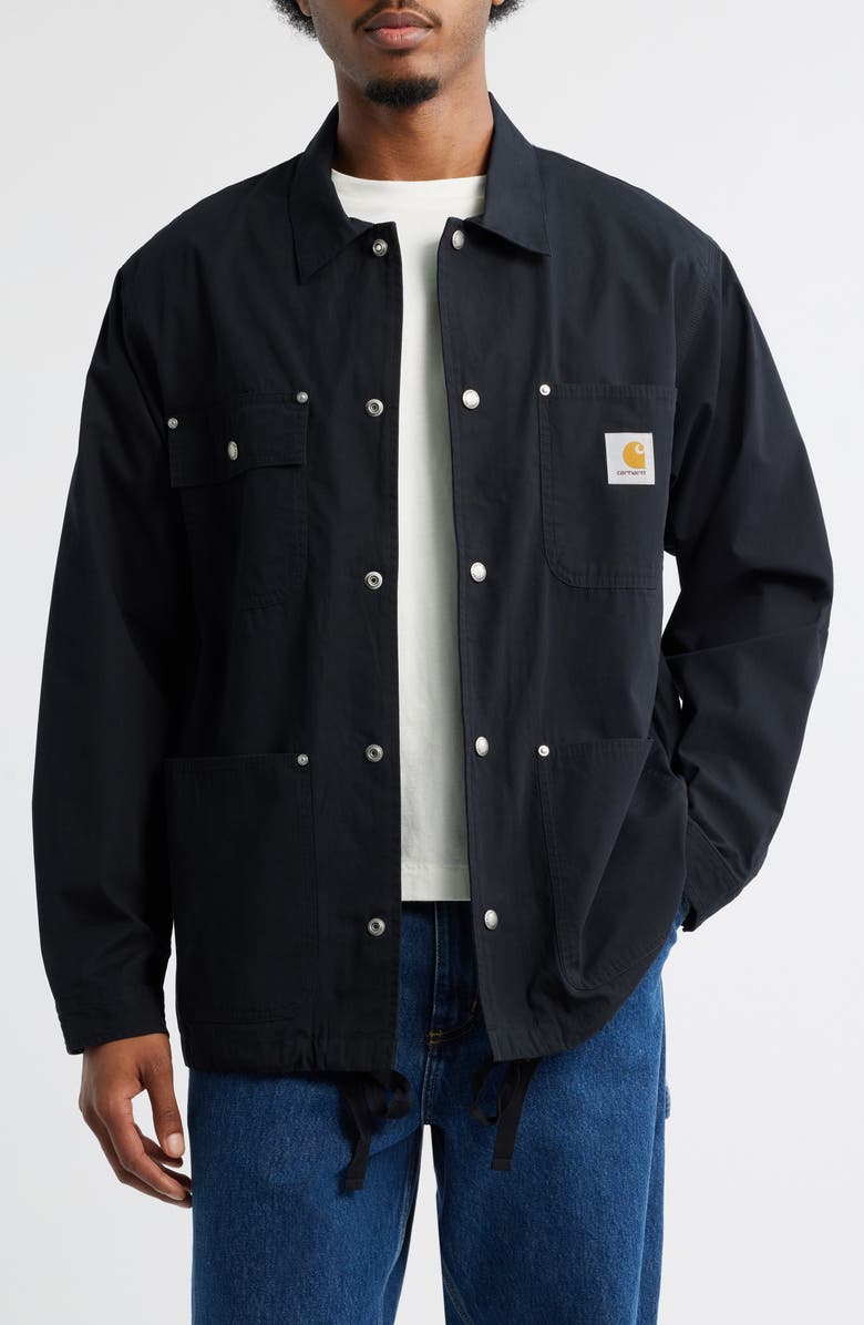 Carhartt Work In Progress Notus Cotton Poplin Coach Jacket, Main, color,