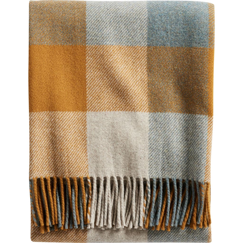 Pendleton Washable Wool Throw Blanket In Brown