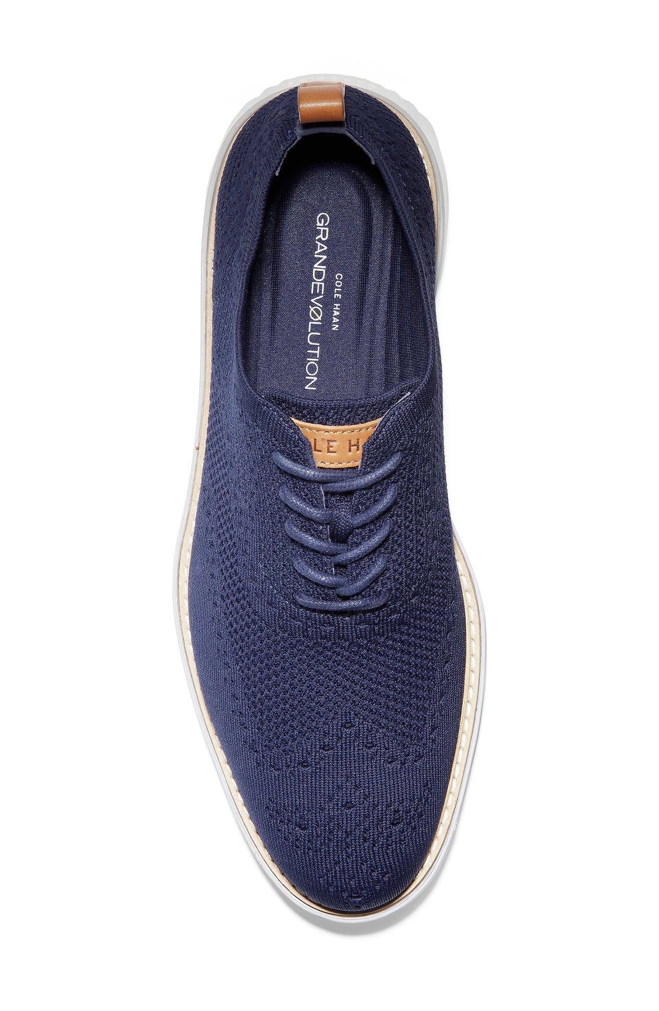 Cole Haan Grandevolution Stitchlite Oxford, Alternate, color, Marine Blue Knit