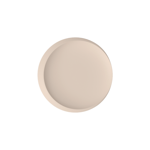 NewMoon beige Large Round Tray