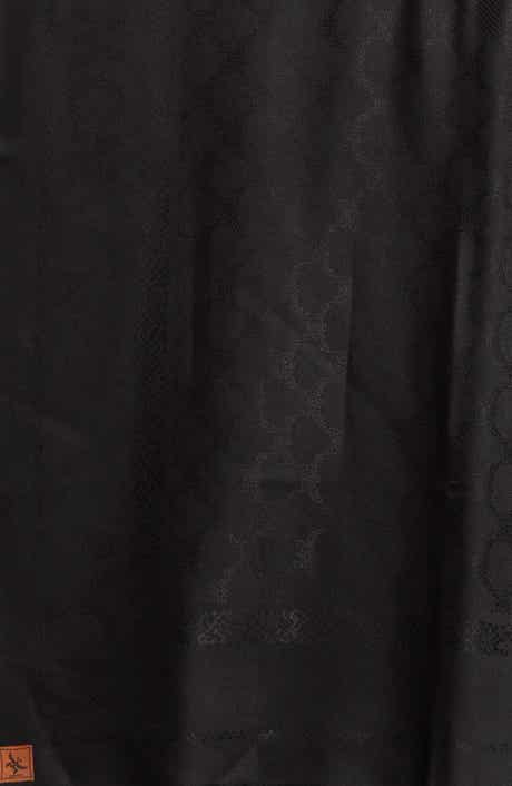 Silk & Wool Jacquard Shawl