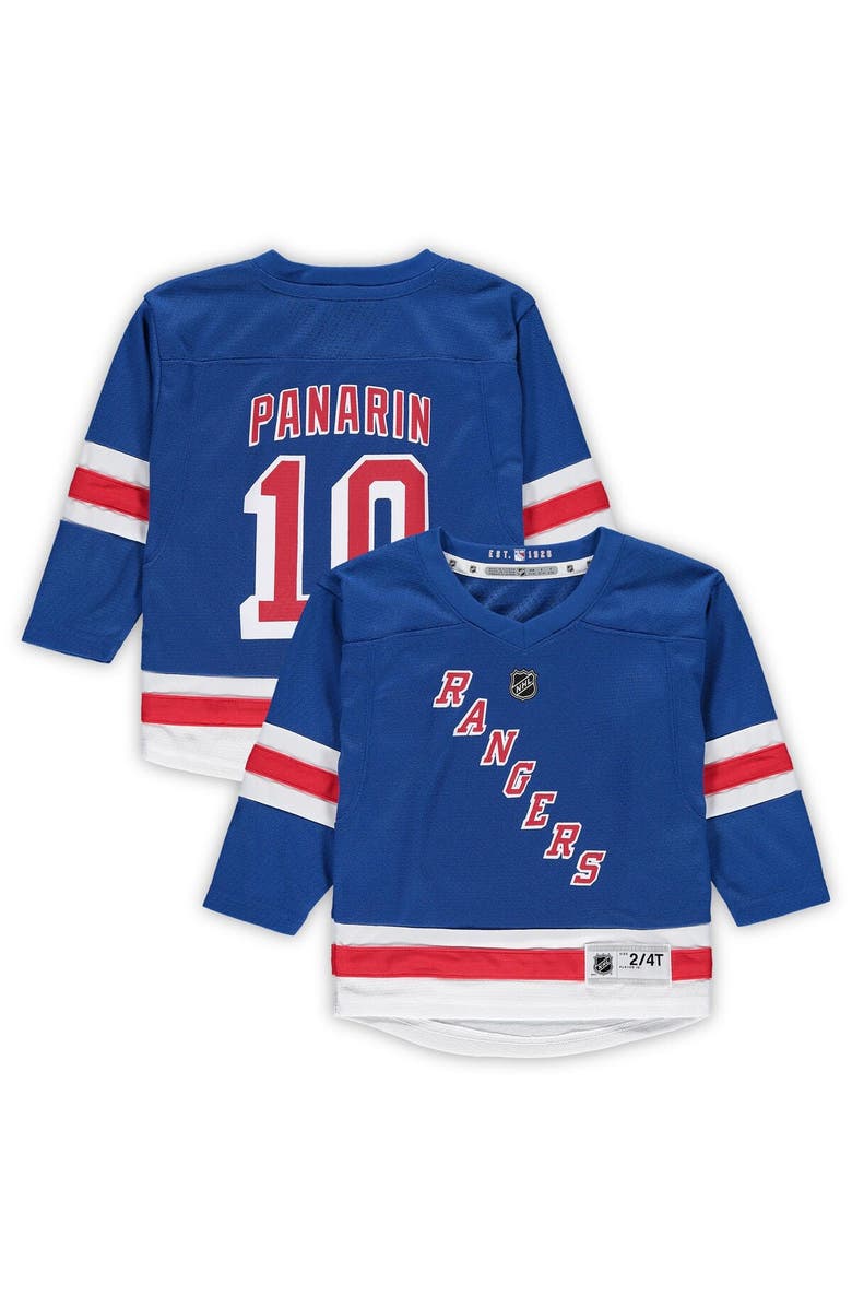 Outerstuff Toddler Artemi Panarin Blue New York Rangers Home Replica Player Jersey, Main, color,