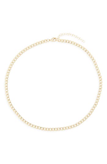 Nordstrom Rack Curb Link Chain Necklace In Gold