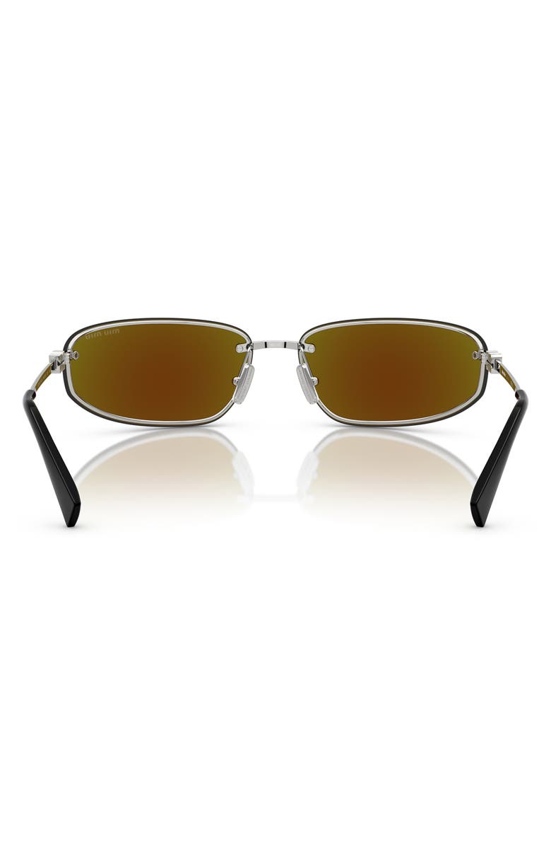 Miu Miu 69mm Oversize Oval Sunglasses, Alternate, color, 