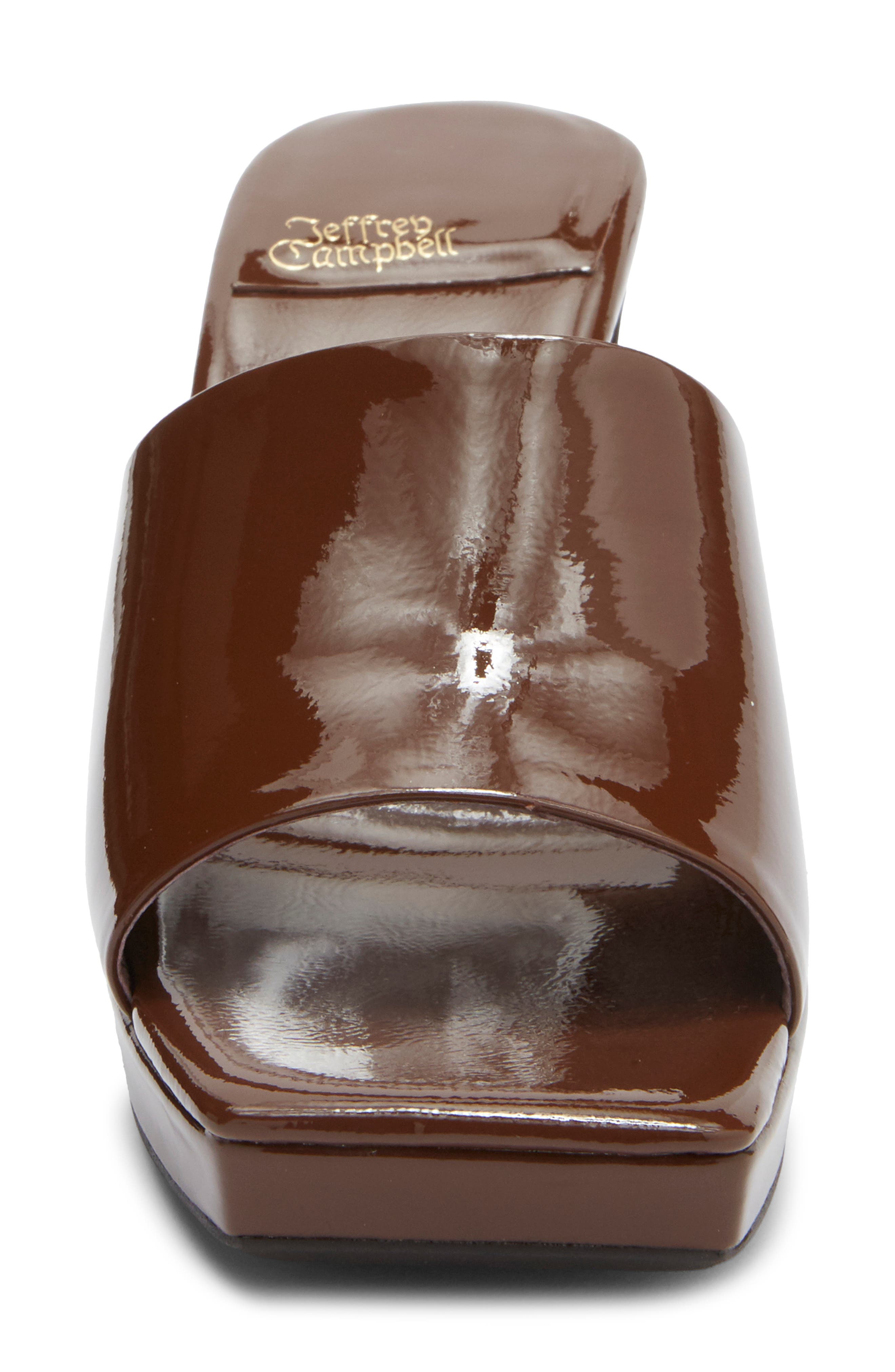 Dress Code Sandal, Alternate, color, DARK BROWN PATENT