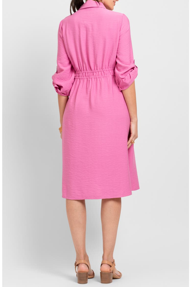 Long Sleeve Maternity Shirtdress, Alternate, color, PINK