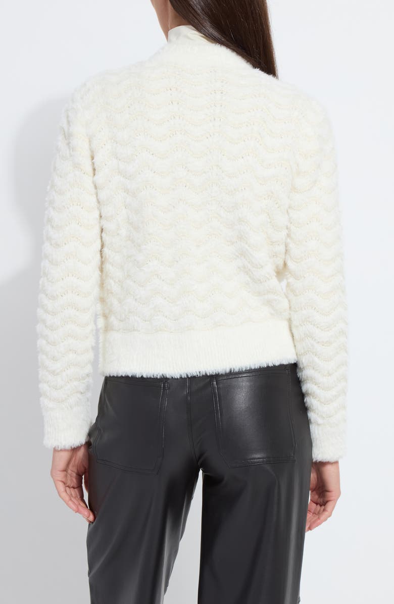 Lysse Ivanna Faux Fur Bomber Jacket, Alternate, color, Snow White