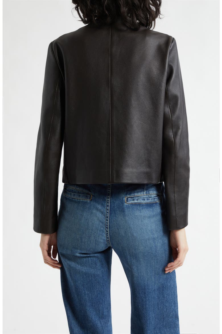 Ophelie Leather Jacket, Alternate, color, DISTRESSED BLACK