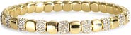 NORDSTROM RACK Pavé Cubic Zirconia Beaded Stretch Bracelet