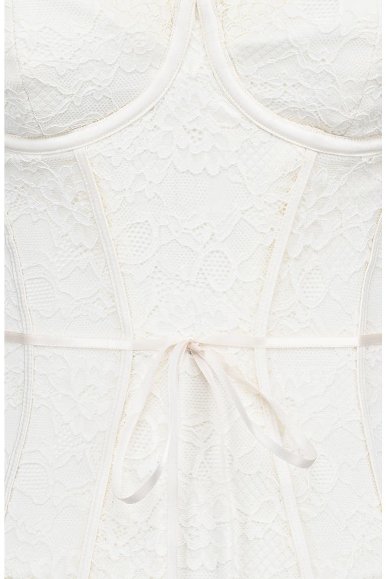Audrina Lace Corset Top, Alternate, color, IVORY