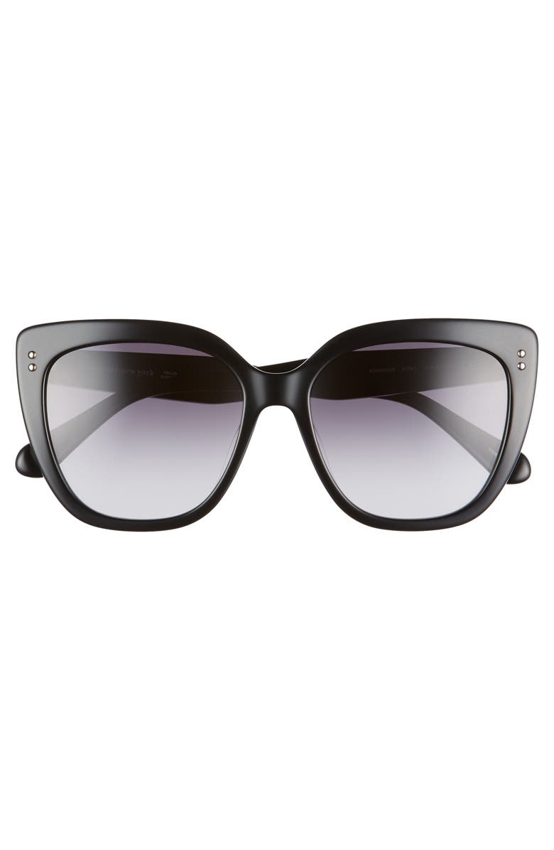 Kate Spade New York 55mm kiyannas cat eye sunglasses, Alternate, color, 