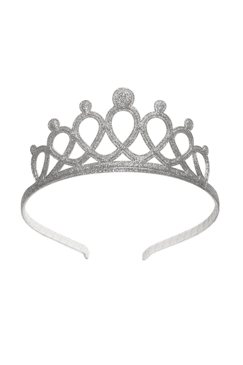 Silver Tiara Headband, Main, color, Silver