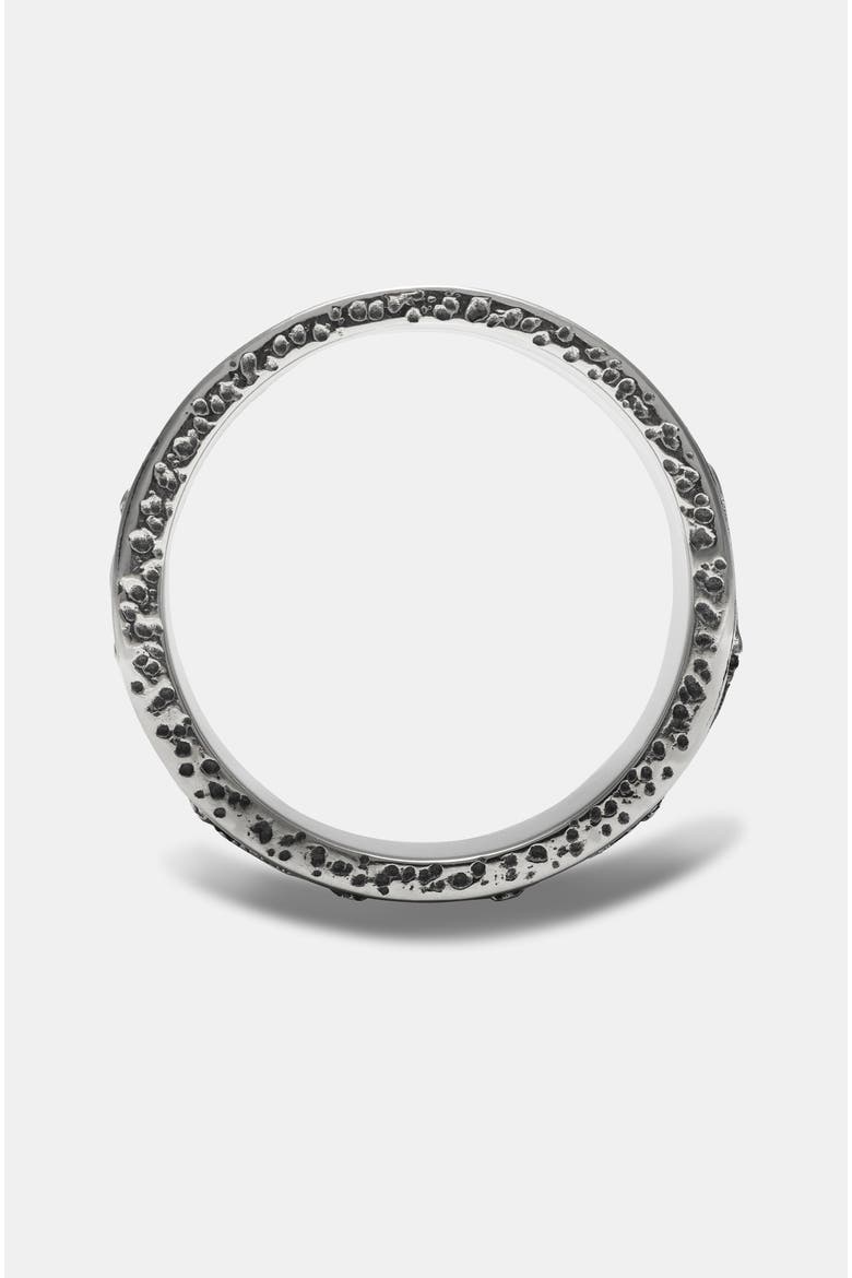 Amorata Thick Sterling Silver Ring, Alternate, color, Silver