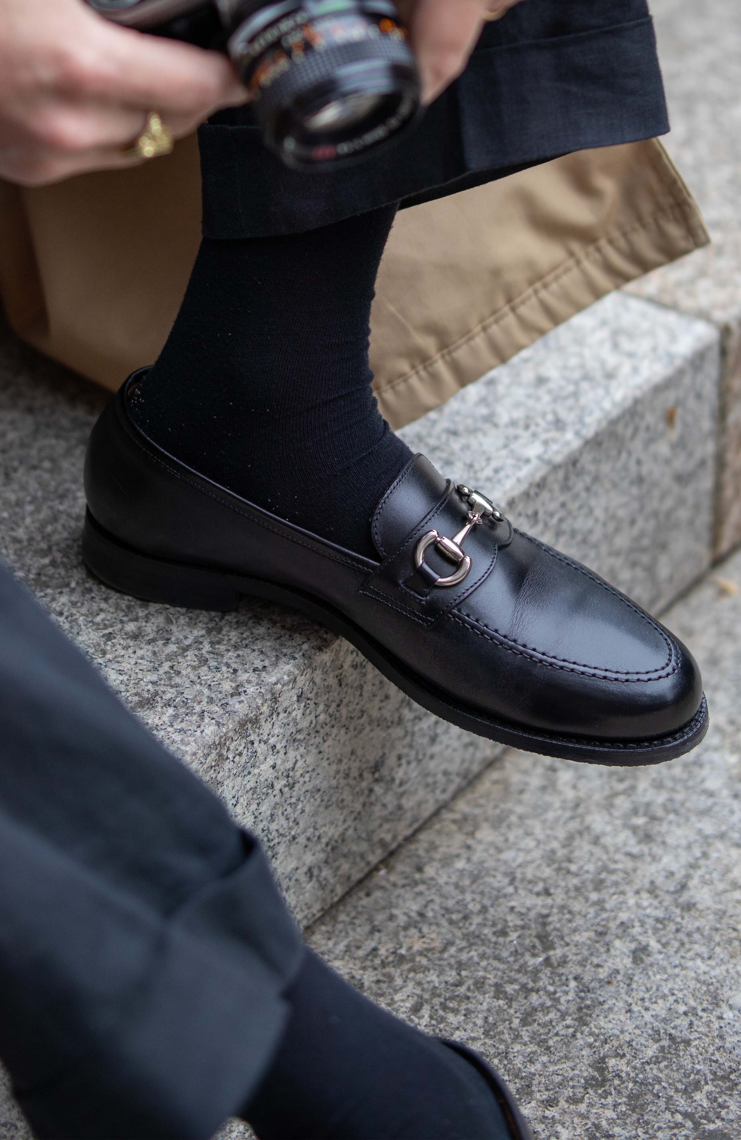 Myrqvist Karlberg Horsebit Loafers, Alternate, color, Black