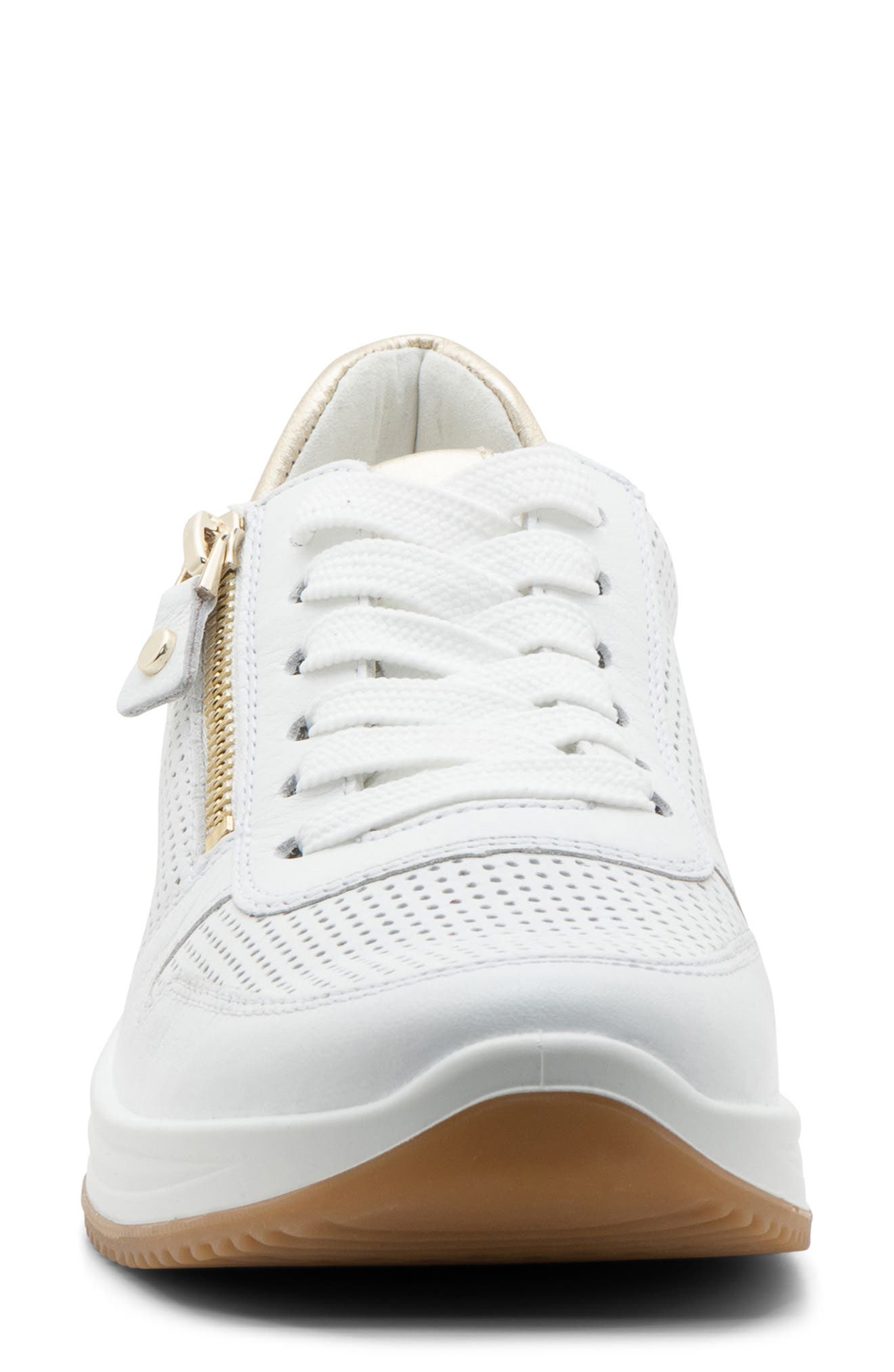 ara Opal Lace-Up Sneaker, Alternate, color, White