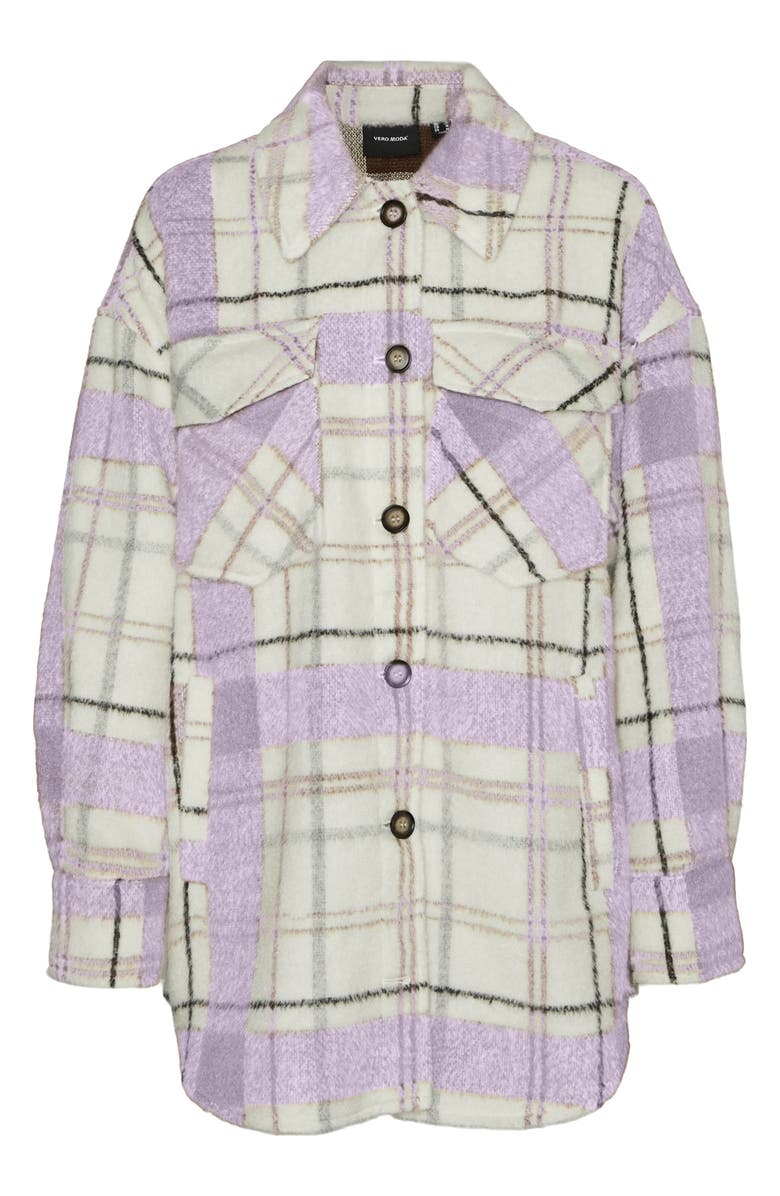 VERO MODA Leslie Check Lonline Jacket, Main, color, 
