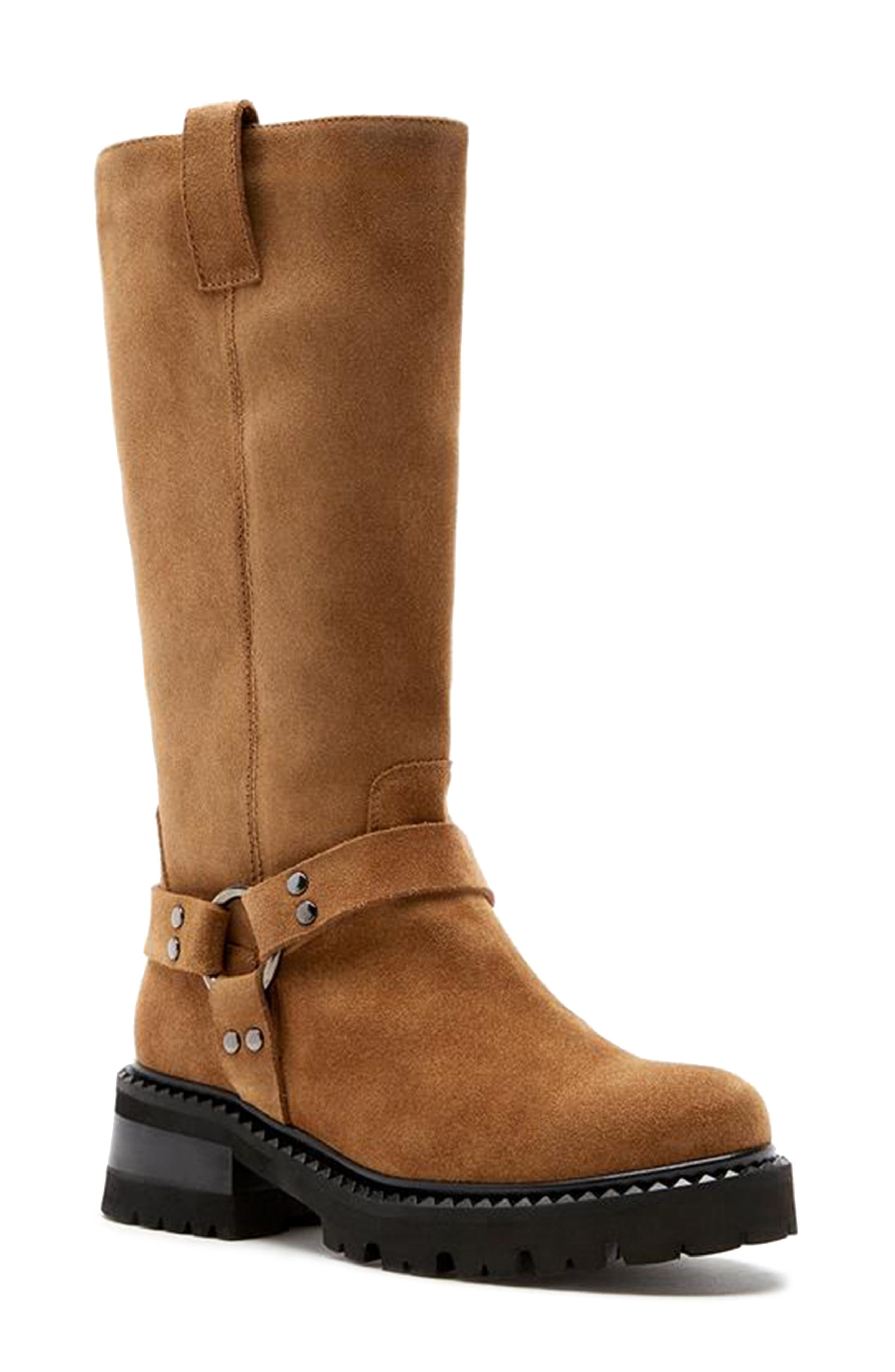 La Canadienne Chad City Dry<sup>™</sup> Waterproof Harness Boot, Main, color, Toffee Suede