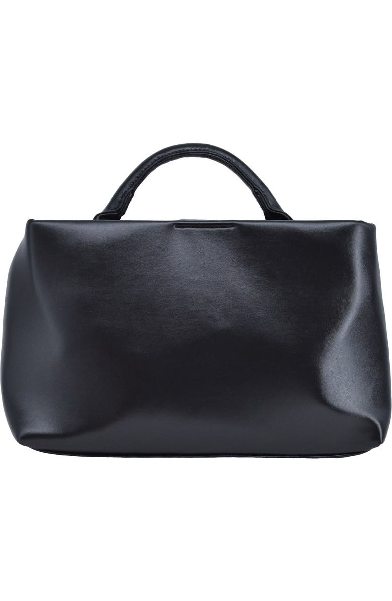 bebe Luca Satchel with Matching Wallet, Alternate, color, Black