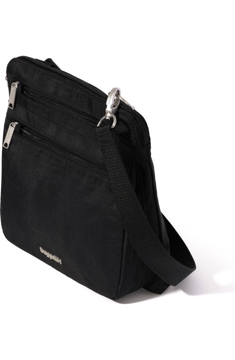 BAGGALLINI Securtex Anti-Theft Large Crossbody Bag, Alternate, color, Black