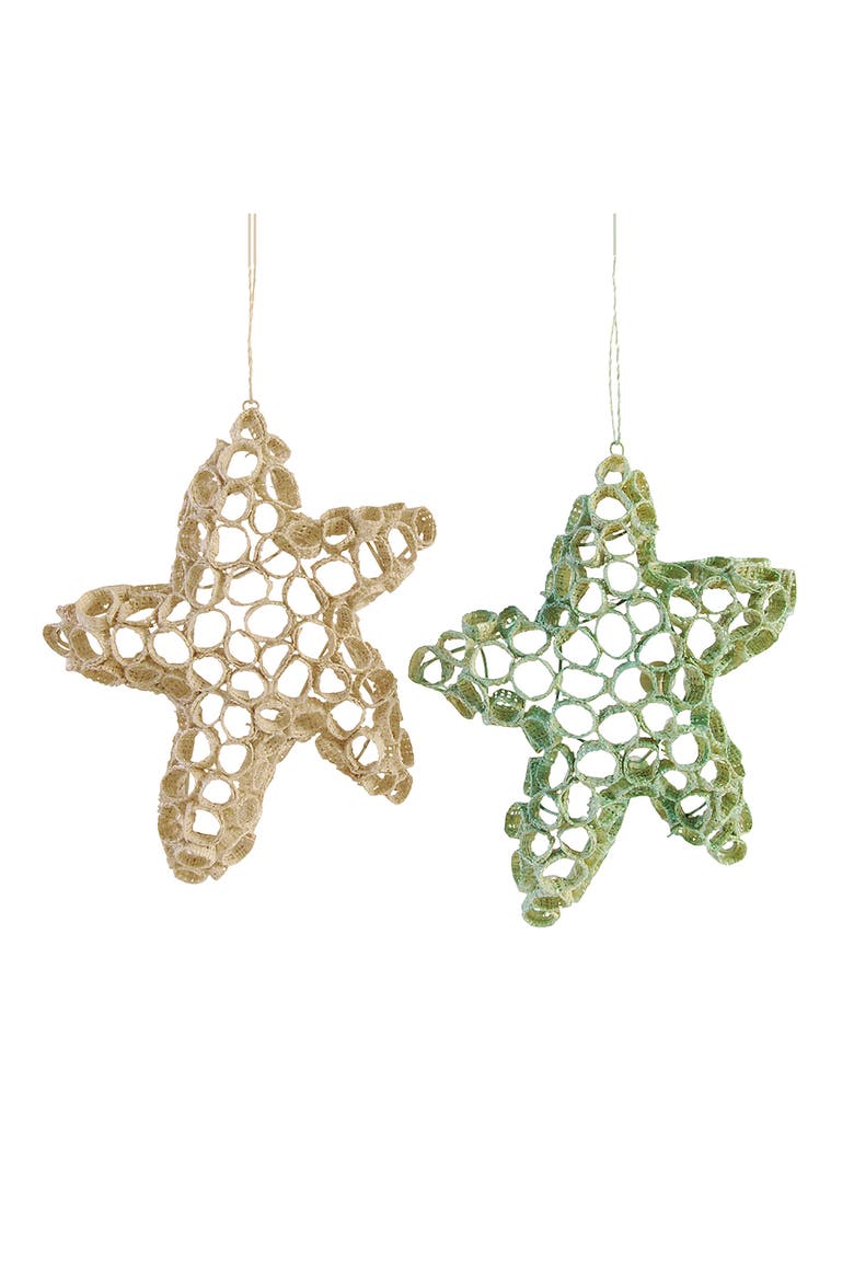Starfish Ornament A/2, Main, color, Yellow