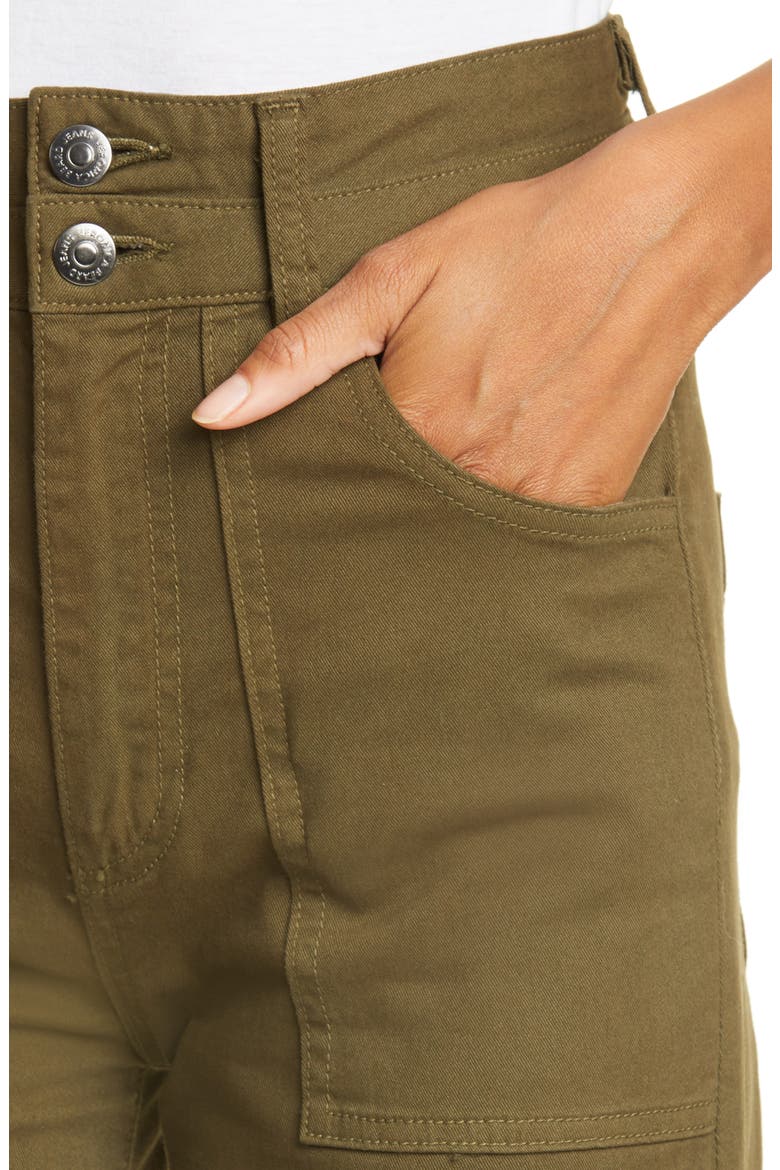 Crosbie High Waist Cargo Jeans, Alternate, color, ARMY