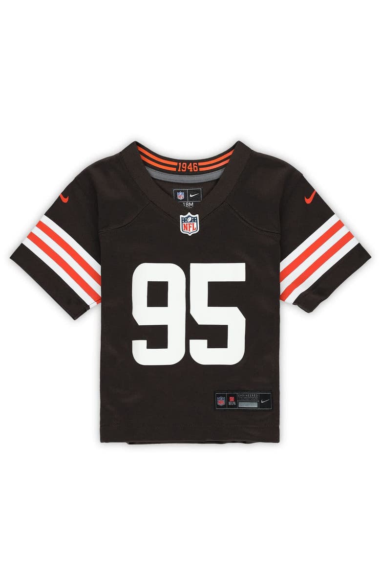 Nike Infant Nike Myles Garrett Brown Cleveland Browns Team  Player Game Jersey, Alternate, color, Brown