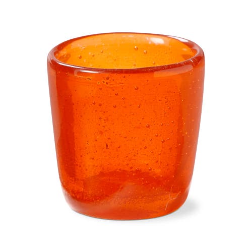 tag Paint Box Blown Glass Tealight Holder in Orange  product